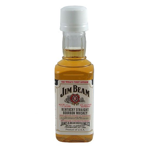 Jim Beam American Whiskey 5cl Miniature Bottle - Click Image to Close